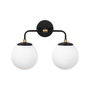 Opviq Horn - 12212 Lámpara de Pared Negro, Antiguo y Crema